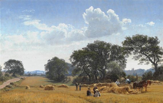 “”Strædet“ ved Nysø” by Peter Christian Thamsen Skovgaard, 1869