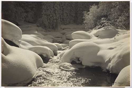 "Am Allenbach bei Adelboden", c by Emanuel Gyger, circa 1940