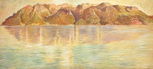 Le Grammont. by Ernest Biéler