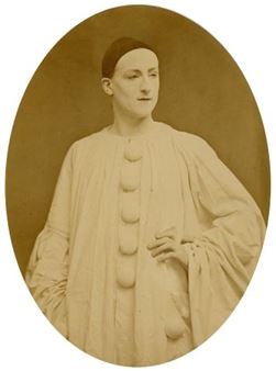 Le mime Charles Deburau en Pierrot - Etienne Carjat