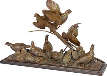 Covey Rise, Bobwhite Quail by Walter Matia, 2007