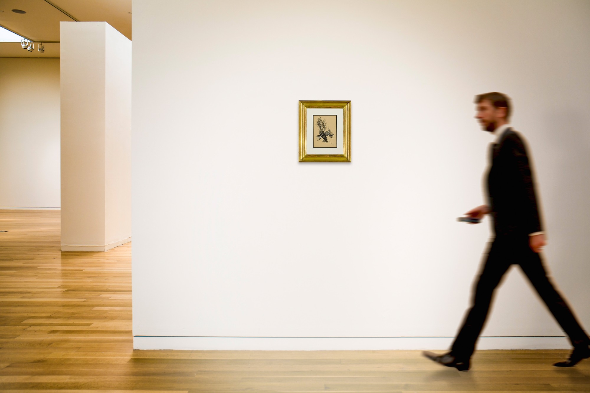 Artwork by Toyen, HOMMAGE À BENJAMIN PERET, Made of Pen and ink on paper