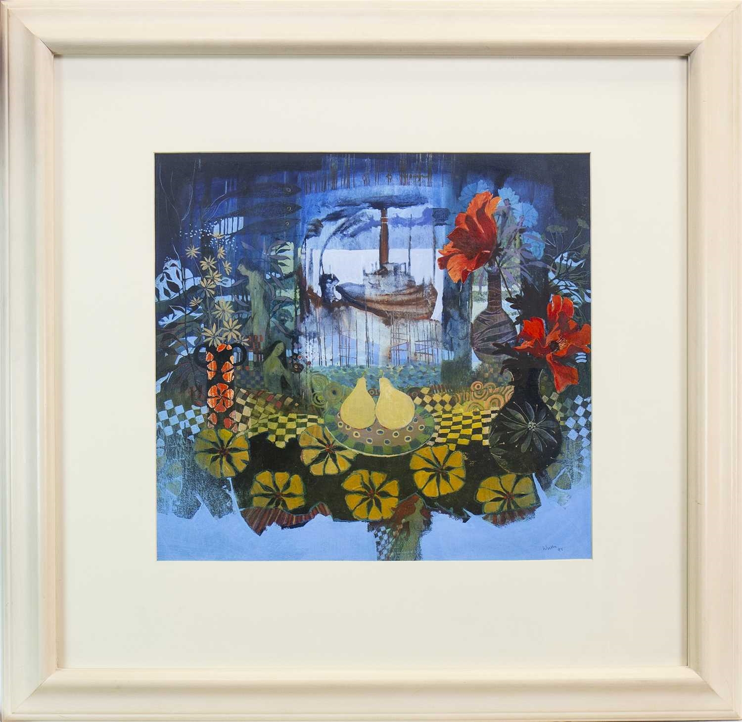 Artwork by Gordon Wyllie, STUDIO WINDOW, Made of watercolour on paper