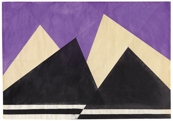  Ohne Titel (Violett Schwarz Weiß)