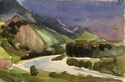 Platta, Sion by Albert Chavaz, 1964