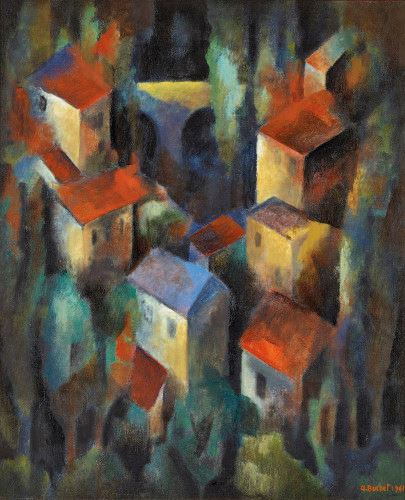 La ville by Gustave Buchet, 1961