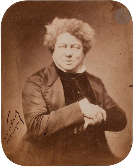 Alexandre Dumas by Gaspard-Félix  Tournachon, 1855