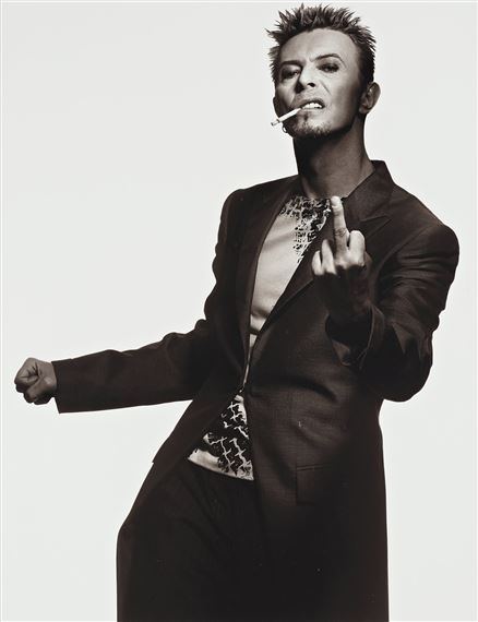 David Bowie, The Finger, New York City by Albert Watson, 1996