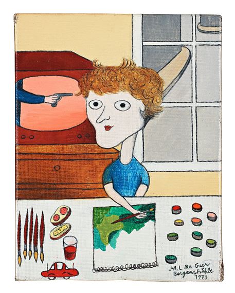 Öyvind Fahlström by Marie-Louise Ekman, 1973