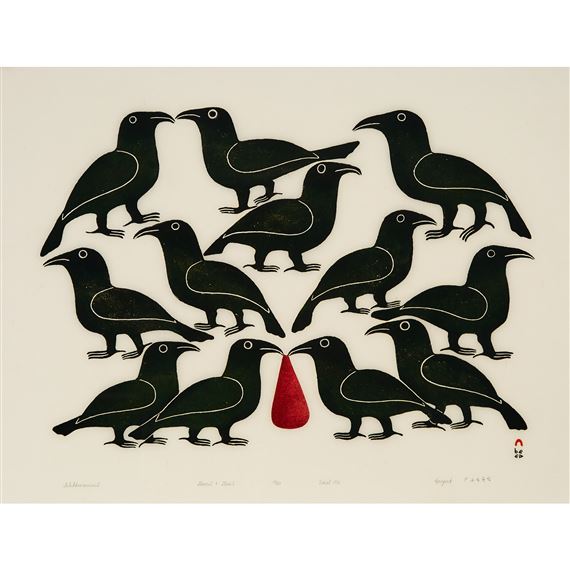 TULUKKAARAMIMIIT by Kenojuak Ashevak, 1993