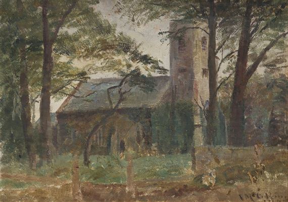 [Viewing in Sydney] by Frederick McCubbin, circa1907