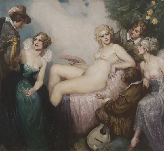 [Viewing in Sydney] by Norman Lindsay, circa1924