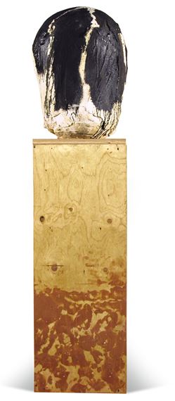 HEAD OF GOLEM by Thomas Houseago, Executed in 1995