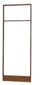 Wall mounted mahogany mirror - Tyge Hvass