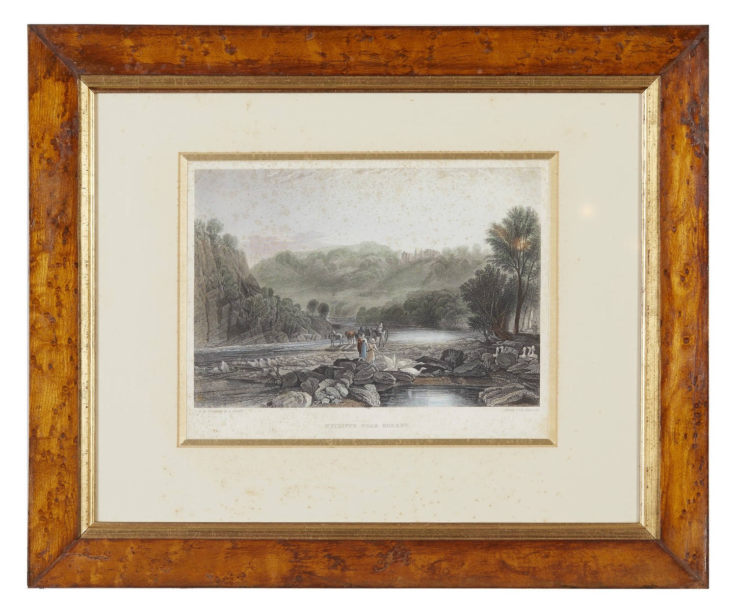 Joseph Mallord William Turner | Wycliffe near Rokeby (engraved by John ...