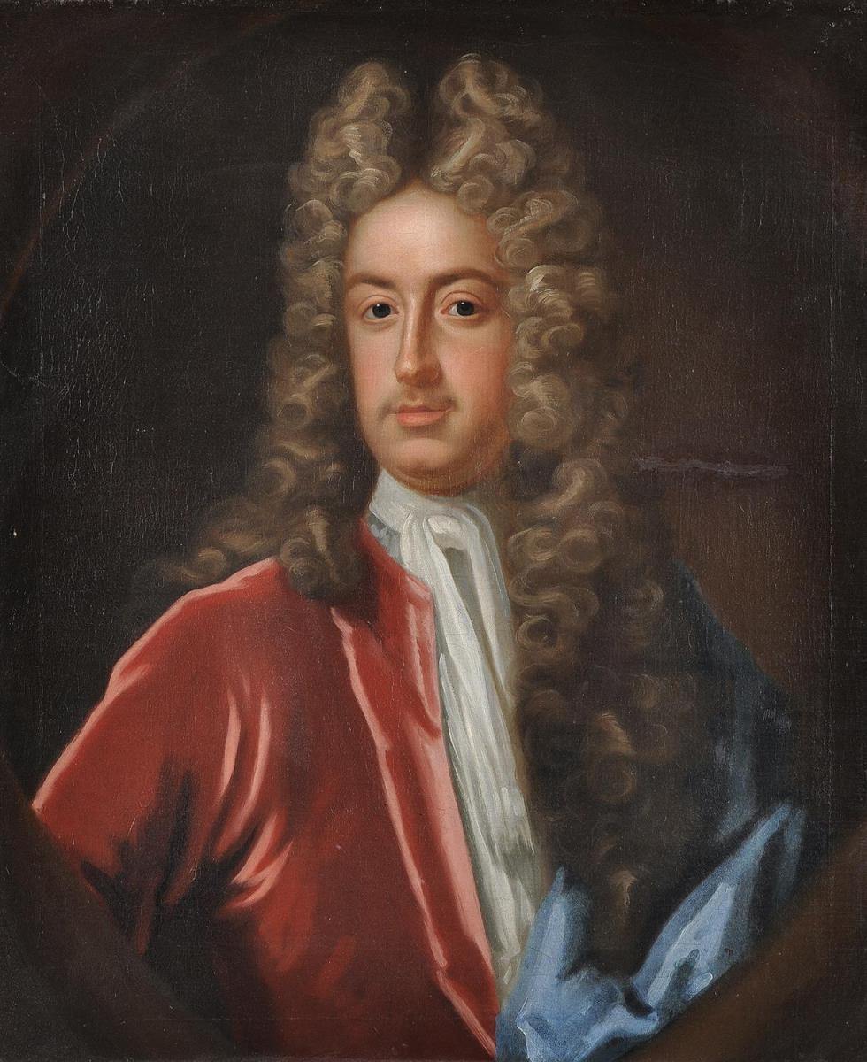 Artwork by Michael Dahl, A portrait of Sir John de Lannoy Coussmaker, Made of Oil on canvas