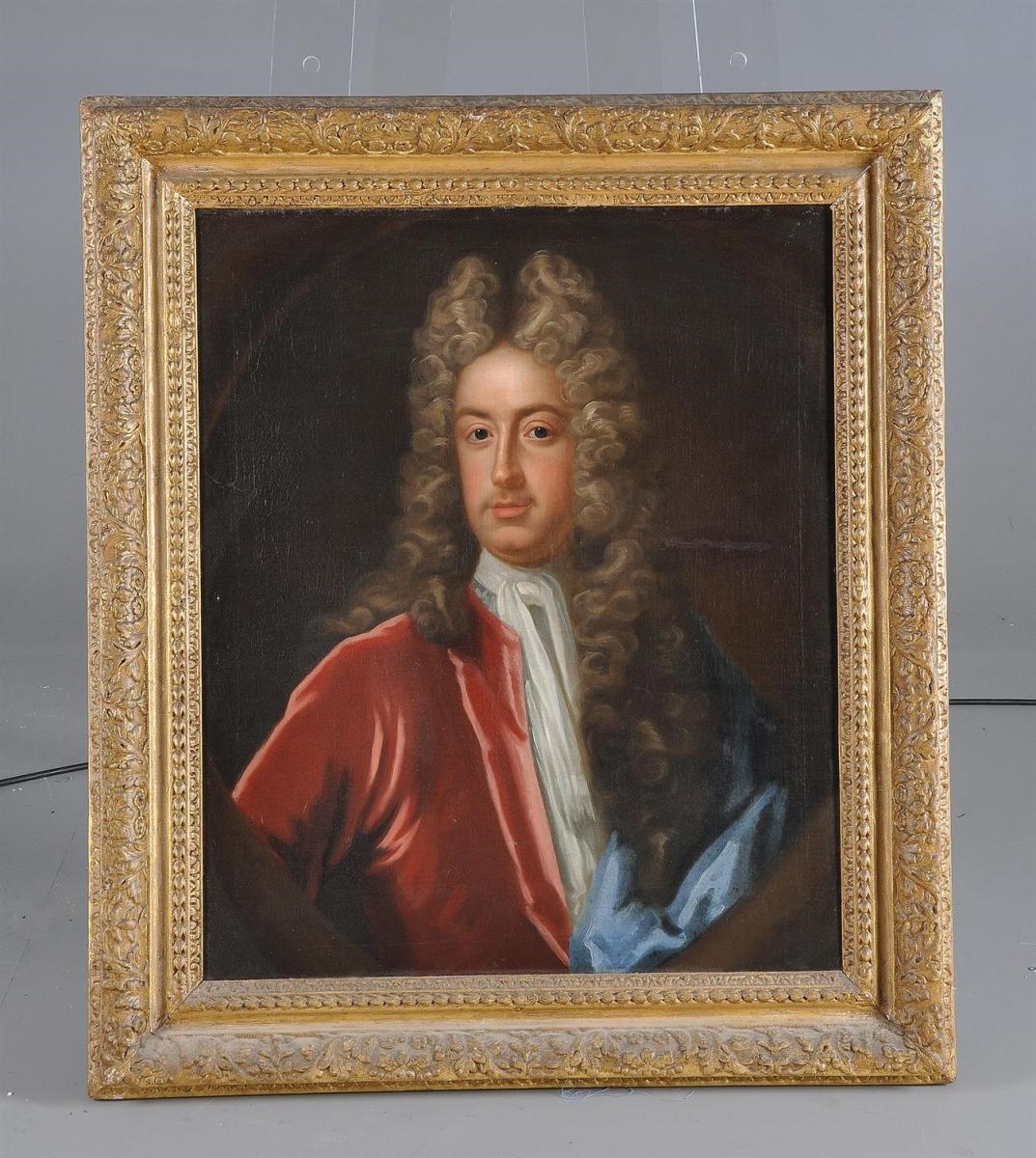 Artwork by Michael Dahl, A portrait of Sir John de Lannoy Coussmaker, Made of Oil on canvas
