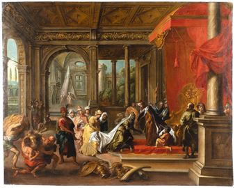 The Queen of Sheba before Solomon - Paul Vredeman de Vries