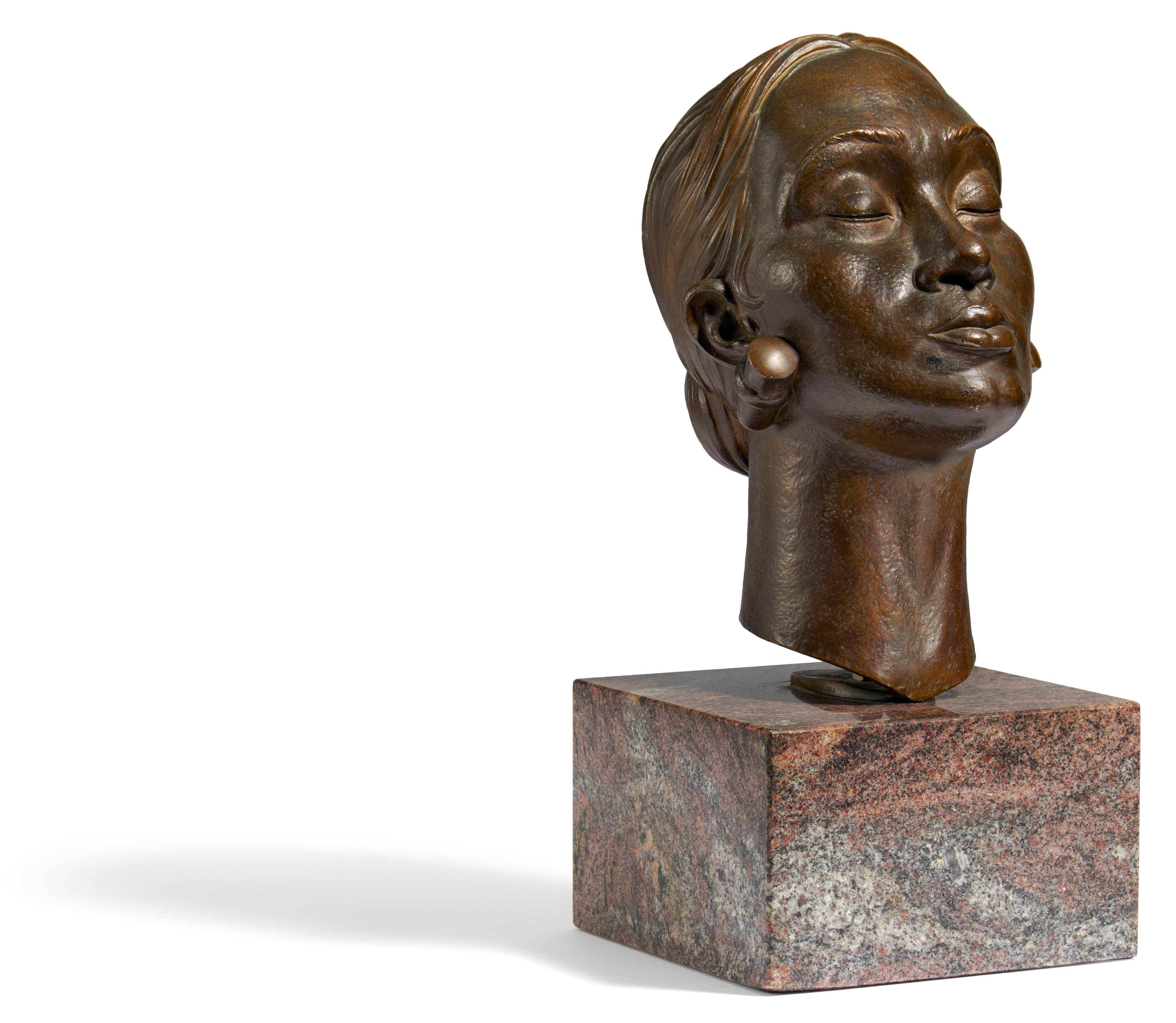 Artwork by Willi Münch-Khe, Balinese Dancewoman, Made of Bronze