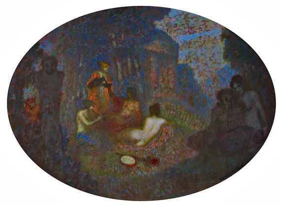 Dionysean Feast by Adolf Frey-Moock