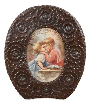 Le Baiser pascal «Embrasse sur la bouche, ce n'est pas carême» - Elisabeth Merkuriewna Boehm