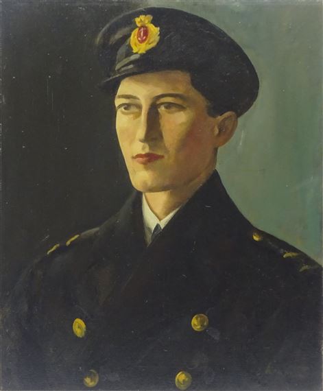 Portrait of a Military Officer by Jacob Kramer