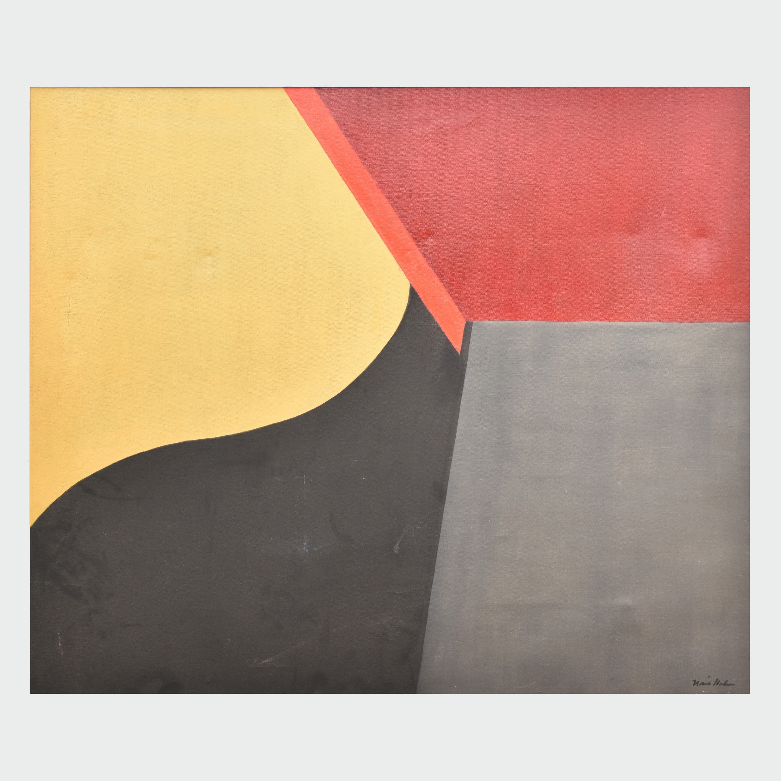 Artwork by Nanette Hahn, Curtain Rising, Made of Oil on canvas