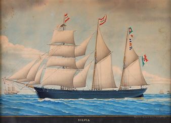 Portrait du Navire "Silvia" - Domenico Gavarrone