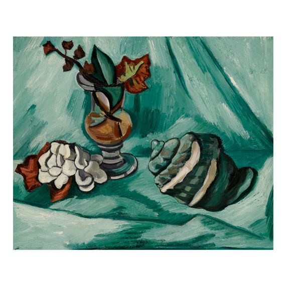 STILL LIFE WITH CONCH SHELL by Marsden Hartley, dated  1929