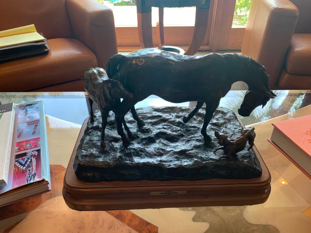 Artwork by Vivianne Lee Duchini, Enjoy, Made of Bronze sculpture, golden brown patina