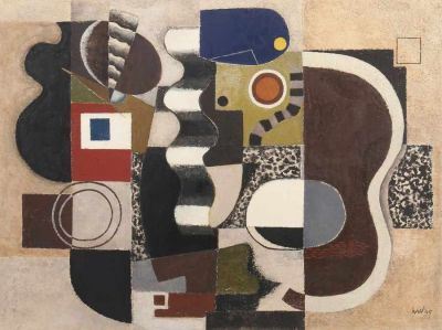 Komposition I by Heinrich Wildemann, 1949