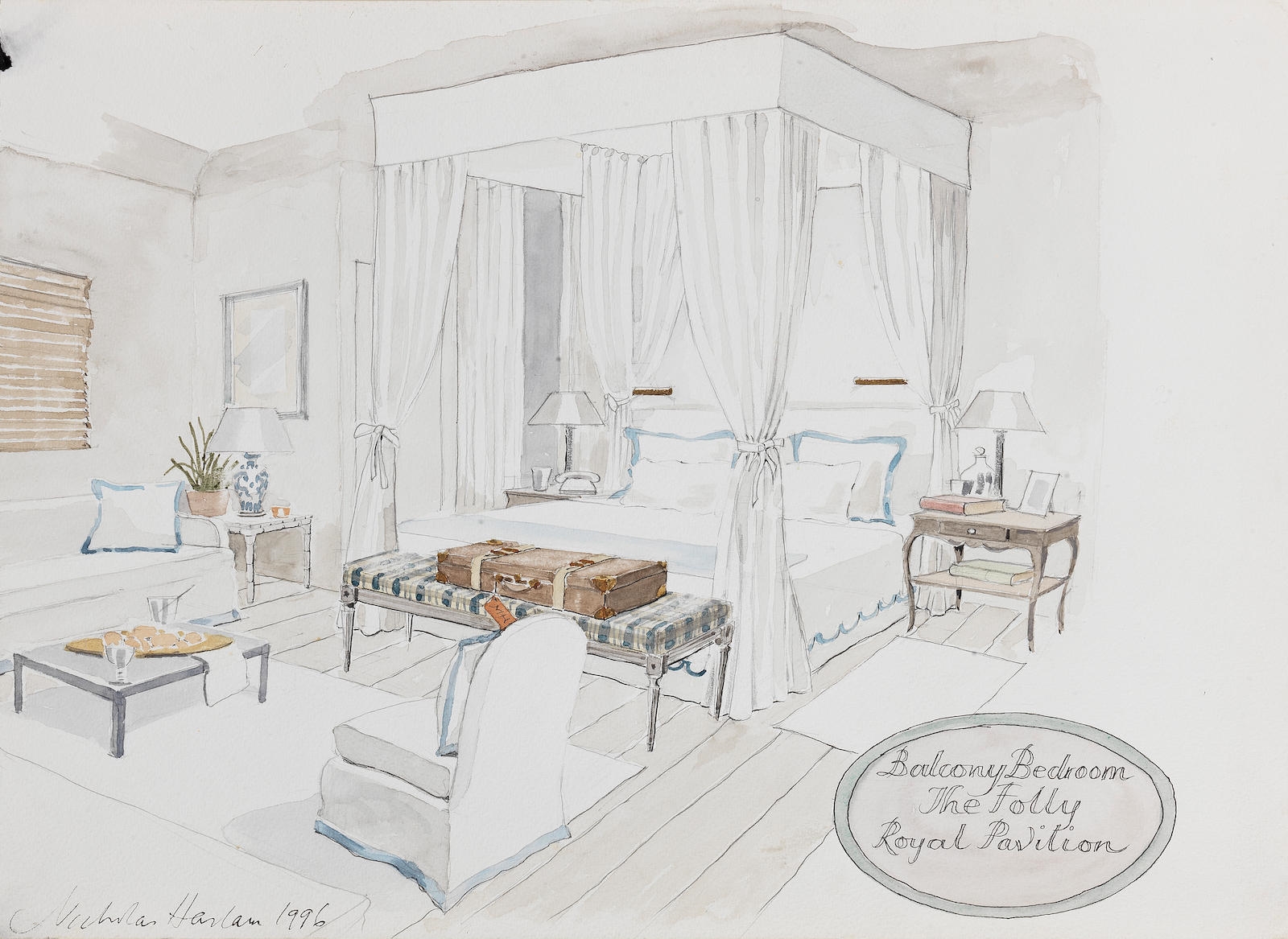 Nicky Haslam | Interior designs for The Royal Pavilion | MutualArt