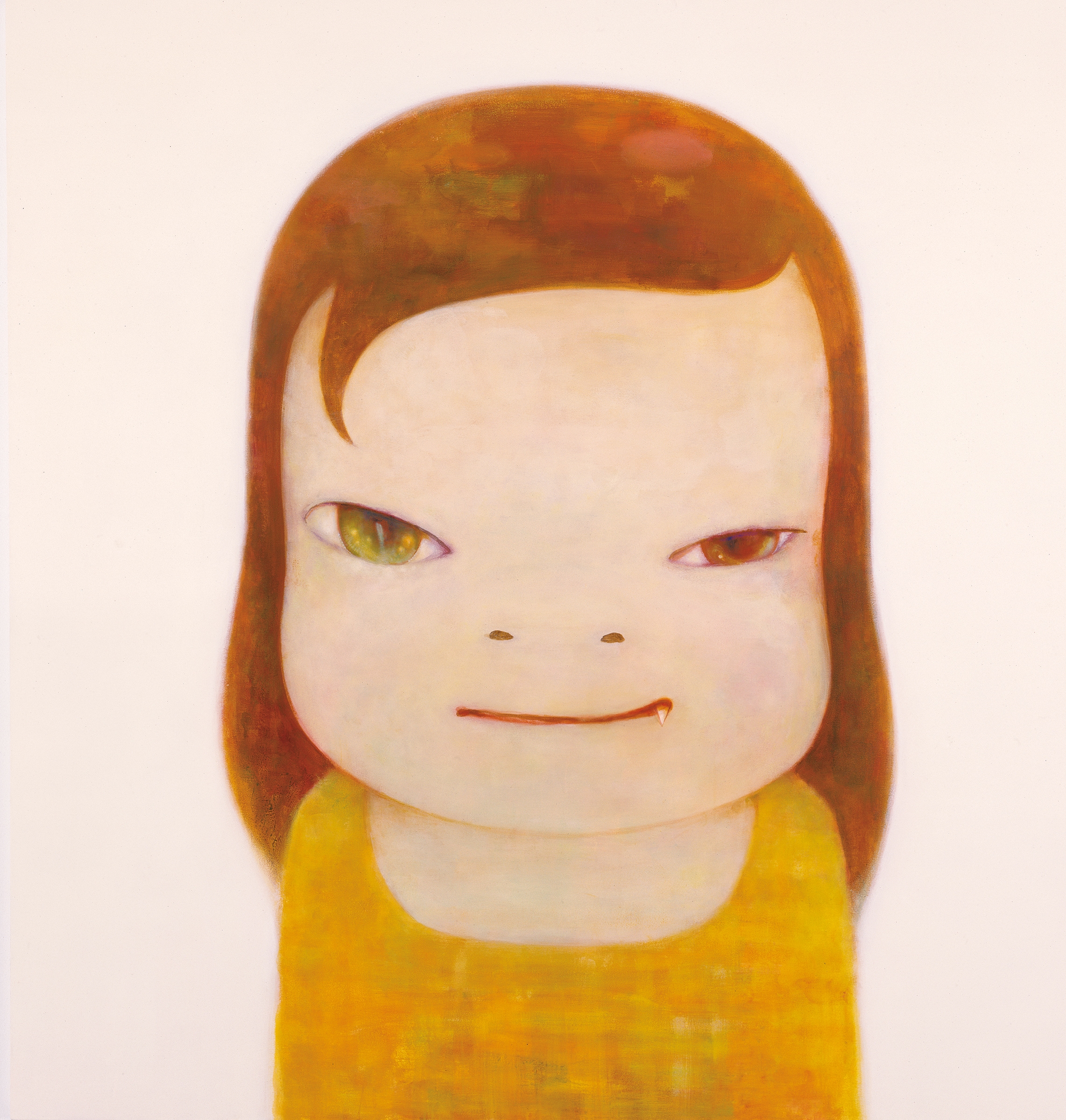 Artwork by Yoshitomo Nara, Can't Wait 'til the Night Comes, Made of acrylic on canvas