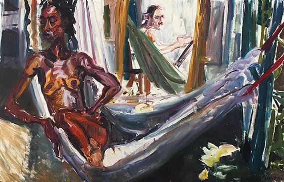 Jason Monet | Woman in a Hammock (1996) | MutualArt