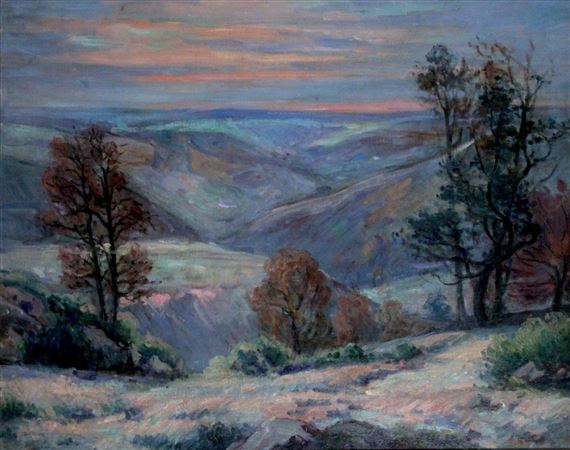 Le Puy Barriou en automme by Armand Guillaumin, circa 1900