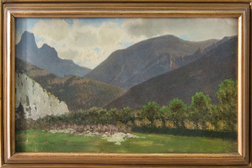 Paesaggio montano by Luigi Steffani