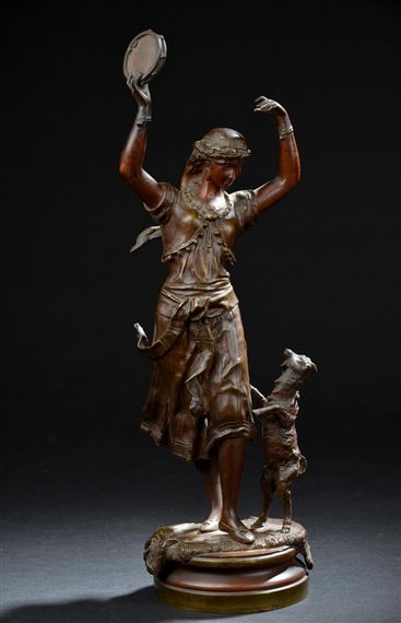 La Joueuse de Tambourin ou Esméralda by Charles Anfrie