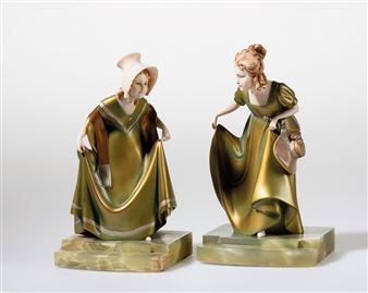 Two court ladies (“Curtsy”) - Franz Peleschka