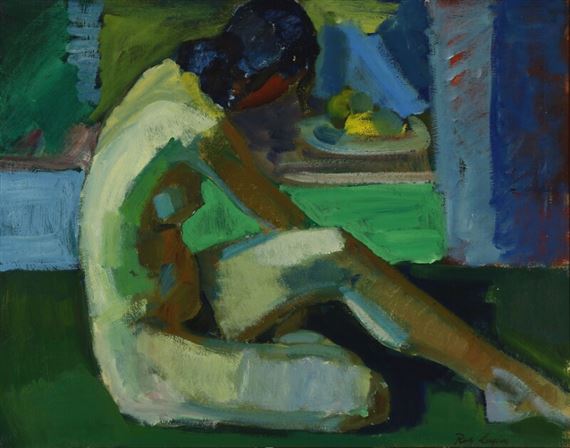 Composition with model by Robert Leepin