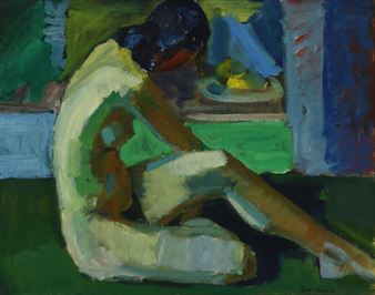 Composition with model - Robert Leepin