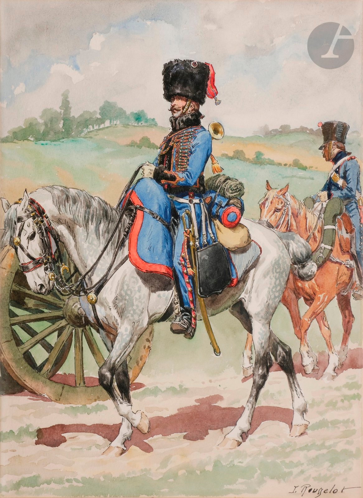 Figurine CBG Mignot 1er Empire – Cuirassier à Cheval (60mm/1:32), Plomb Peint, Plus De 50 Ans