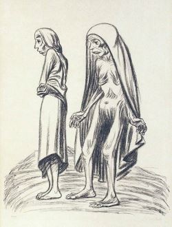 Elend by Ernst Barlach, 1922