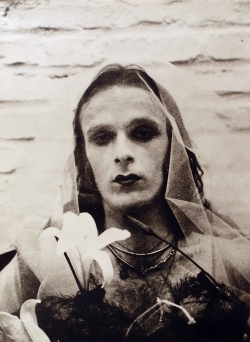 Artwork by Jürgen Klauke, Self - Performance, Made of photograph