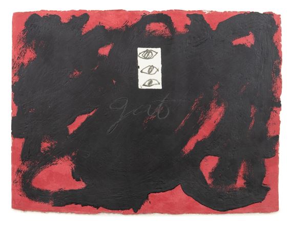 Gat by Antoni Tàpies, 1988