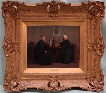 A Close Game - Charles Baptiste Schreiber