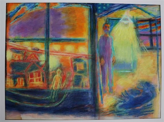 Interior scene by Ernest Zobole