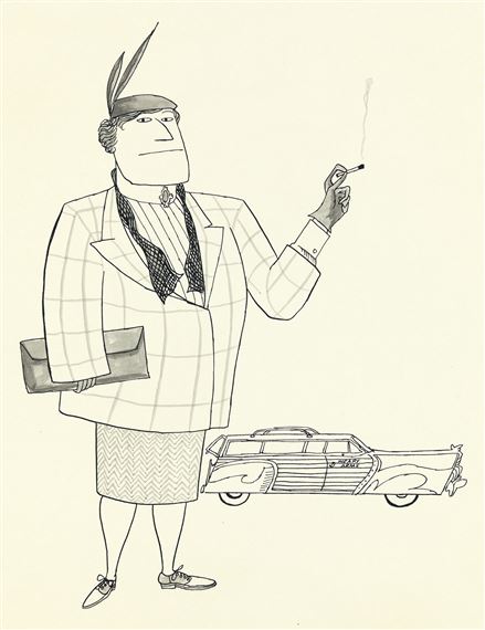 Arnold Roth | Seven Works: Cars and Drivers | MutualArt