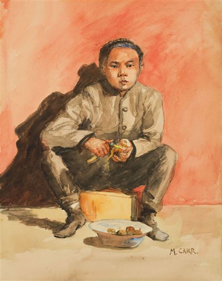 Chinese Boy by Emily Carr, 1906 - 1910