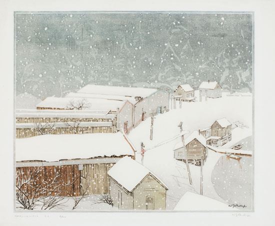 Karlukwees, BC by Walter Joseph Phillips, 1929