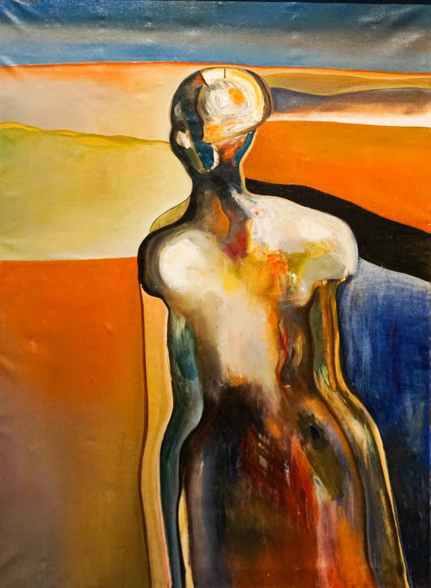 Artwork by Manuel Guerrero Mora, ABSTRACT FIGURE, Made of Oil on canvas